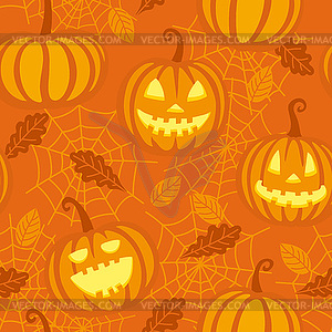 Halloween seamless pattern - vector clipart