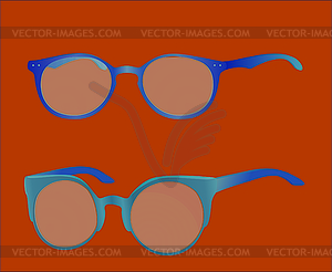 Очки - иллюстрация в векторном формате