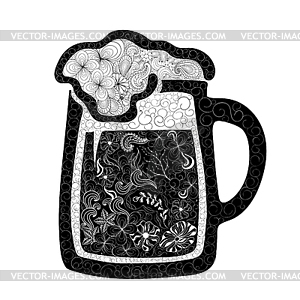 Beer doodle - vector clip art