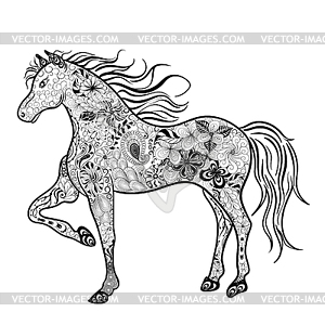 Horse doodle - vector clipart