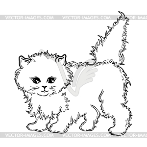 Kitten - vector clipart