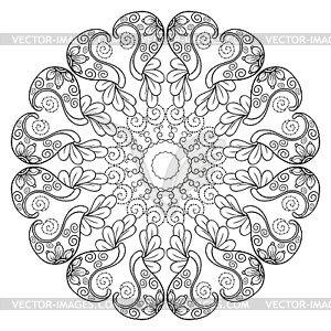 Round ornament - vector image