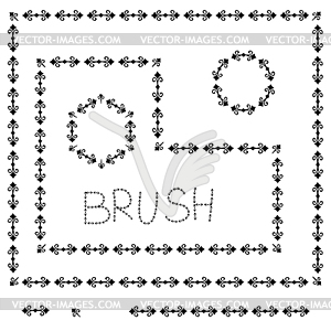 Pattern brush  - vector image