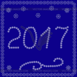 Snowflake 2 - vector image