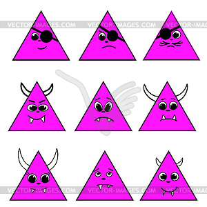 A set of emotion. - vector clipart