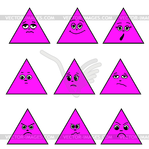 A set of emotion. - vector image