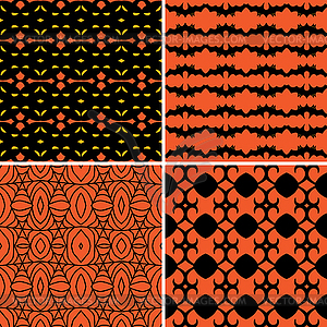 Seamless patterns - vector clip art