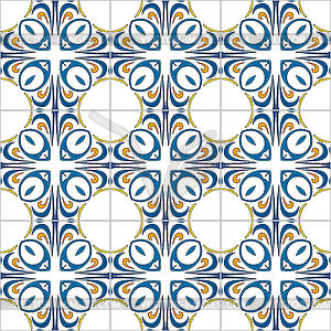 Portuguese tiles - vector clipart