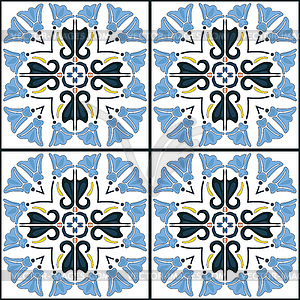 Portuguese tiles - vector clip art