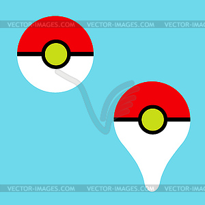 Pokeball, Go, pokemon icon