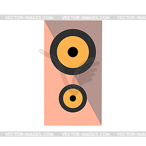 Loudspeaker - vector clipart