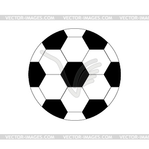 Soccer ball icon - vector image