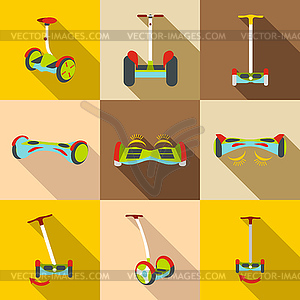 Gyroscope. icons in flat style - vector clipart