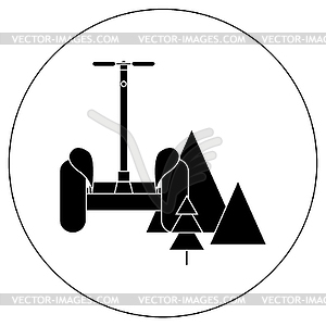 Gyroscope. icons in simple style. Element of design - vector clipart