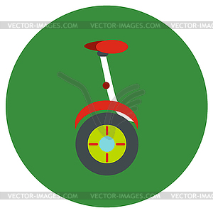 Gyroscope. icons in flat style on color road - vector clipart