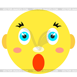 Smiles. Icons on a white background. Vector image - vector clipart