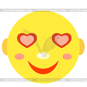 Smiles. Icons on a white background. Vector image - vector EPS clipart