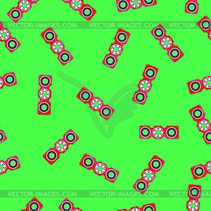 Pink rectangular spinner. Pattern - vector EPS clipart