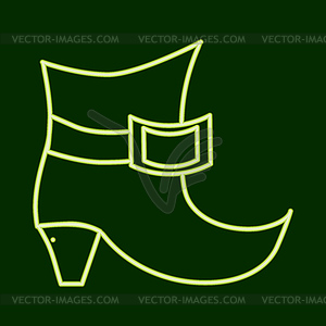 Boot. St.Patrick s Day - royalty-free vector image