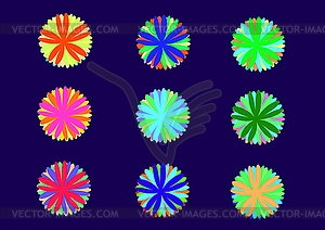 Color patterns - vector image