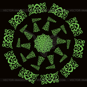 Green line - vector clipart