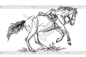 Mustang - vector clipart