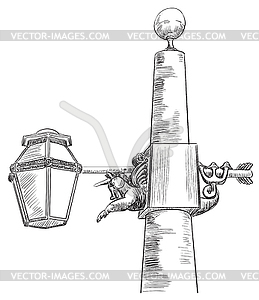 Street lamp- - vector image