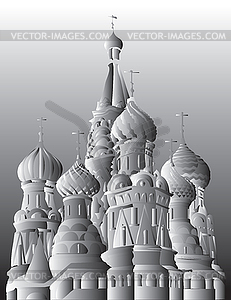 Gradient Moscow-6- - vector clipart