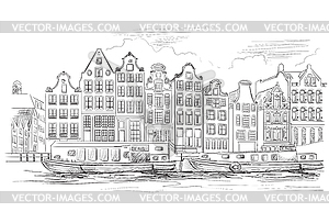 Hand drawing Holland  - vector image