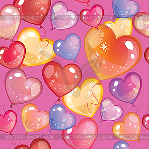 Seamless valentines day pattern 10 - vector image