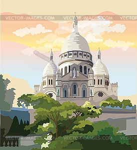 Colorful Paris  - vector image