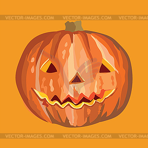 Halloween pumpkin - vector EPS clipart