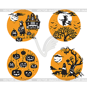 Halloween set 10 - vector clipart