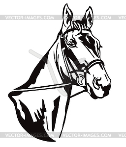 Decorative horse  - vector EPS clipart