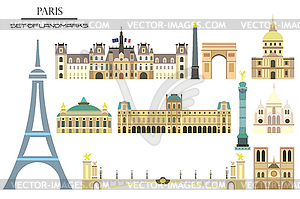 Paris colorful  - vector image