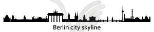 Berlin cityscape long - vector image