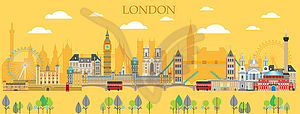 London skyline 14 - vector clip art