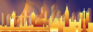 London skyline 16 - vector image