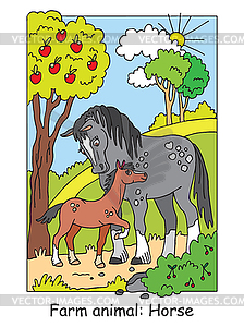 Horse - vector clipart