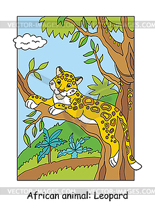 Leopard - vector clipart