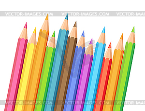 Realistic colorful pencil - vector clipart