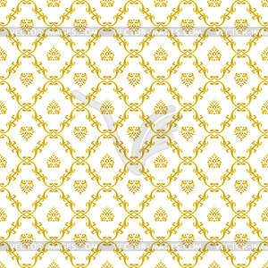 Decorative seamless pattern ornamental baroque - vector image