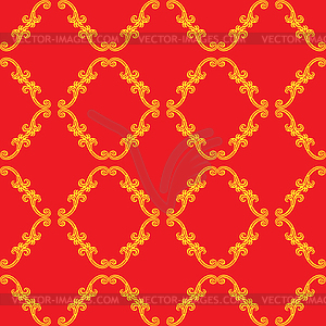 Decorative seamless pattern ornamental modular - vector clipart