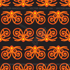 Ornamental seamless pattern abstract background - vector clipart
