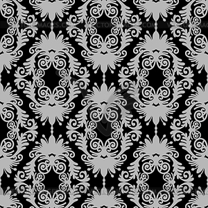 Seamless abstract pattern. Floral motif - vector clipart