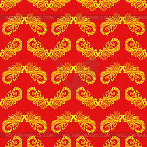 Abstract seamless pattern with decorative ornament - vector clipart