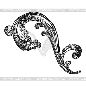 Hand drawing design element - vector image