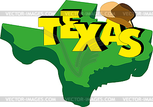 Texas vector - vector image