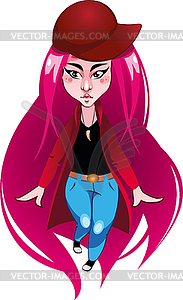 Doll (characte) _3 - vector clipart