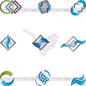 Media and Services Logos collection - vector clipart